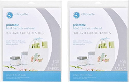 Silhouette Printable Warm Go Written content for Gentle Materials (2 pack) photo regarding Silhouette Printable Heat Transfer called Silhouette Printable Warmth Shift Information for Light-weight Materials (2 pack)